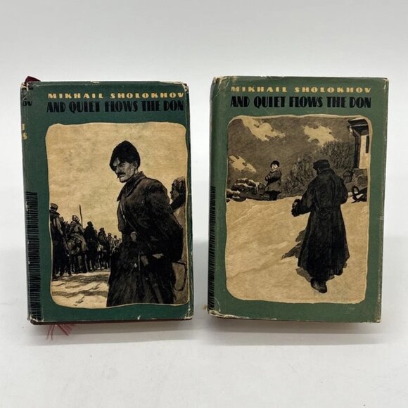 Mikhail Sholokhov And Quiet Flows the Don - Moscow 4 Volume Set - Vintage HC - Picture 5 of 5